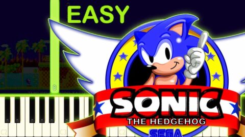 Sonic The Hedgehog | Title Screen Theme – EASY Piano Tutorial #shorts