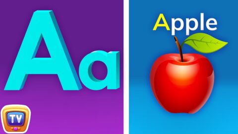 Phonics Song with TWO Words – A For Apple – ABC Alphabet Songs with Sounds for Children