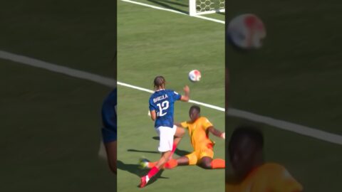 Barcola scores a chip at the #FIFAWorldCup 🇫🇷⚽#FIFAWorldCupOnYT #shorts